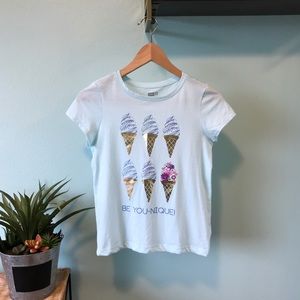Cute Be you-nique ice cream shirt!